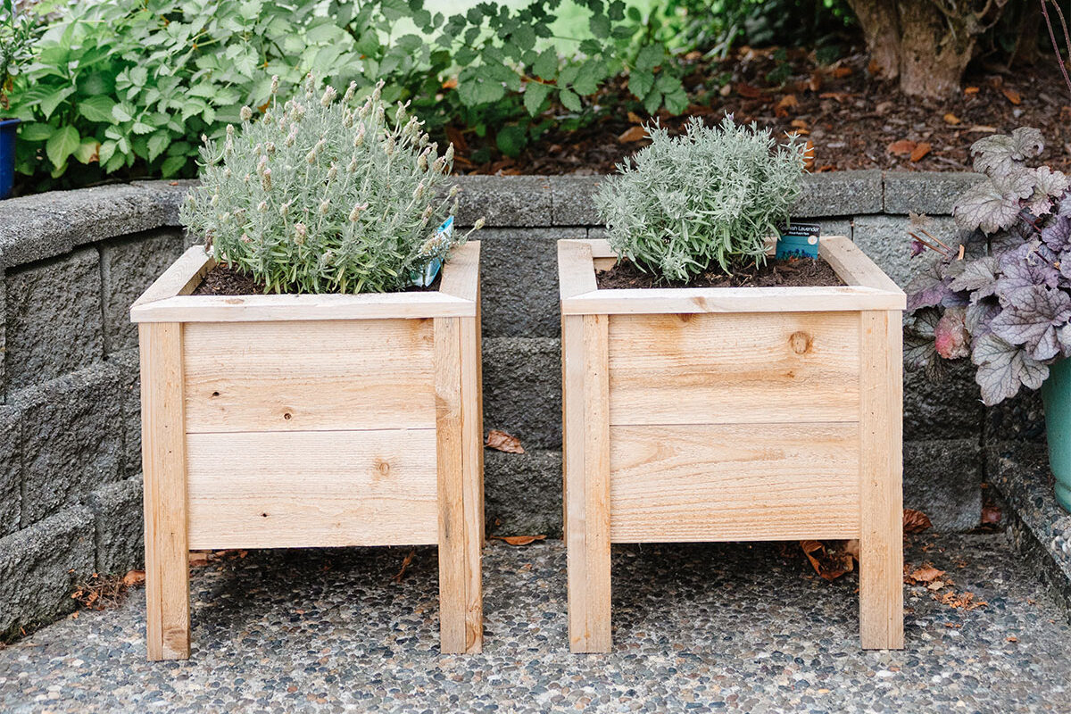 Handcrafted Cedar Planters