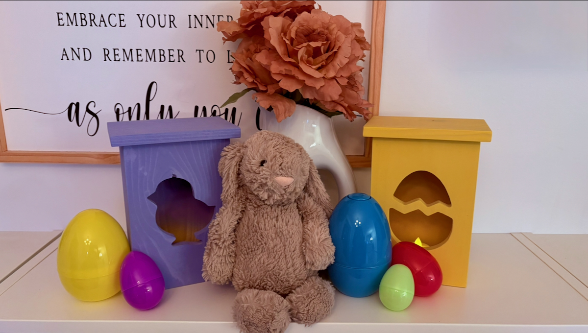 Handcrafted Wooden Easter Lanterns